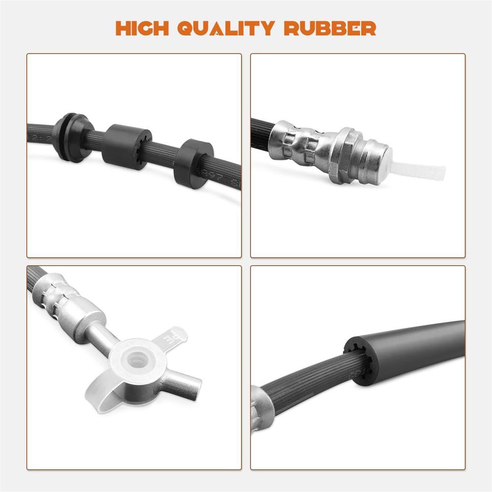 LH + RH Front Brake Hose For Land Range Rover Evoque Discovery Sport 2012-2019