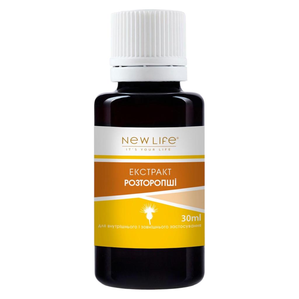 Расторопши (Silymarin) Экстракт Настойка Травяная Жидкость Добавка Диетическая New Life
