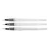 Watercolor Brush Set - Mixed - 3 Pcs - Nylon Hair - Hollow Handle - Water Reservoir