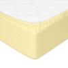 Premium jersey fitted sheet 180x190, 180x200x20, yellow_04, matex