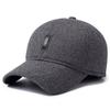 Autumn Winter Warm Cotton Cap Men's Windproof Coldproof Ear Protection Woolen Baseball Cap Outdoor Sports Cap