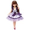 TAKARA TOMY "Licca-chan Dress LW-03 Grape Ribbon Flower" Dress-up Doll Play Toy Ages 3 and Up Passes Toy Safety Standards ST Mark Certification Licca