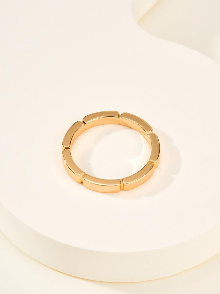 Узкое кольцо с бриллиантами Трехцветное кольцо для повседневного ношения Изысканное мастерство для мужчин и женщин Подарки для мужчин и женщин Подарок на день рождения