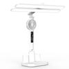 UOSU Foldable LED Desk Lamp with Fan & Clock