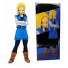 25CM Anime Dragon Ball Z Android 17 18 Figure Android 18 PVC Action Figures Collection Model Toys for Children Christmas Gifts