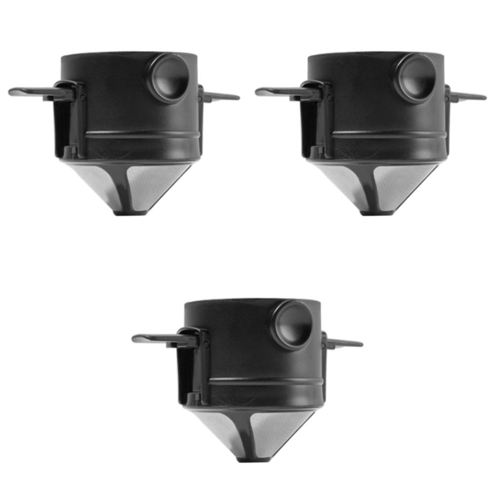 Складной портативный кофейный фильтр, кофеварка из нержавеющей стали, капельный держатель для кофе и чая, многоразовая безбумажная капельница для кофе