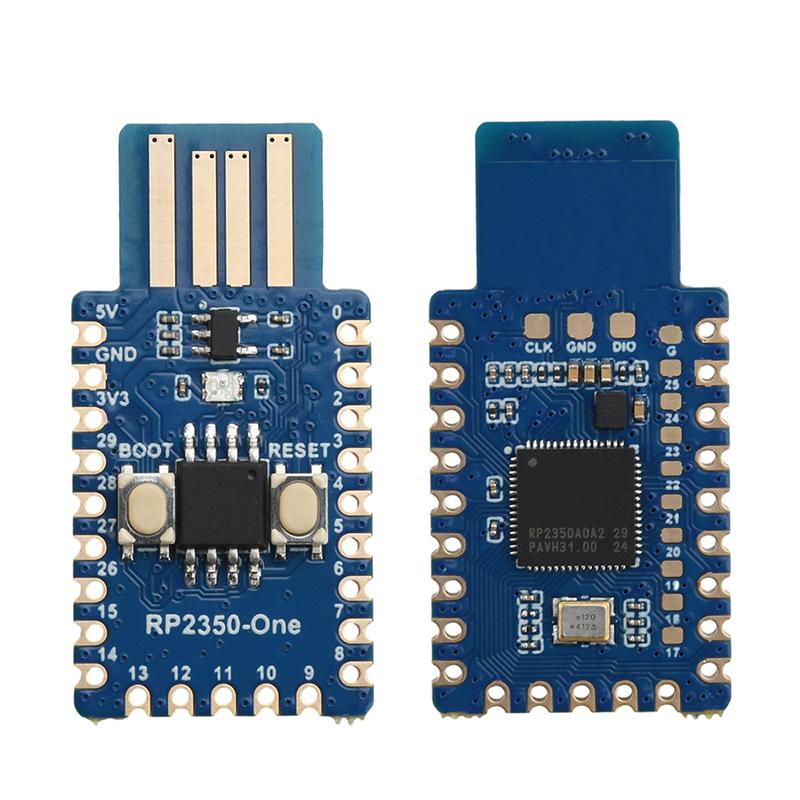 RP2350-One 4 МБ Flash Микроконтроллерная плата разработки Тип-A Разъем "папа" RP2350A Двухъядерный Двухархитектурный Процессор