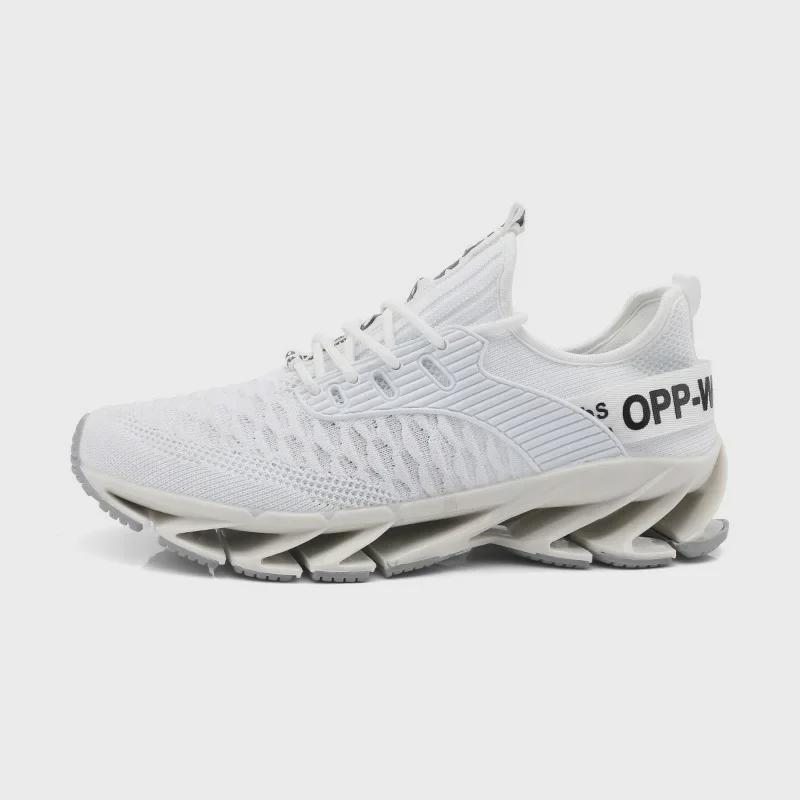 Осенние мужские модные дышащие повседневные туфли в стиле «летающий плетеный клинок» 2025 года