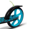 Black And Blue Foldable City Scooter With Shock Absorber