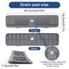Leeseph 23.8" удлиненный силиконовый коврик для крана раковины, защита от брызг для крана раковины, впитывающий коврик для защиты раковины, кухонный гаджет