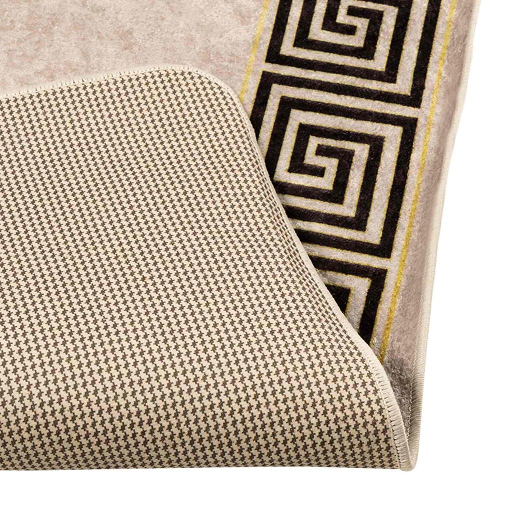 MARSA Runner Rug Black 50 x 250 cm Polyester and PVC