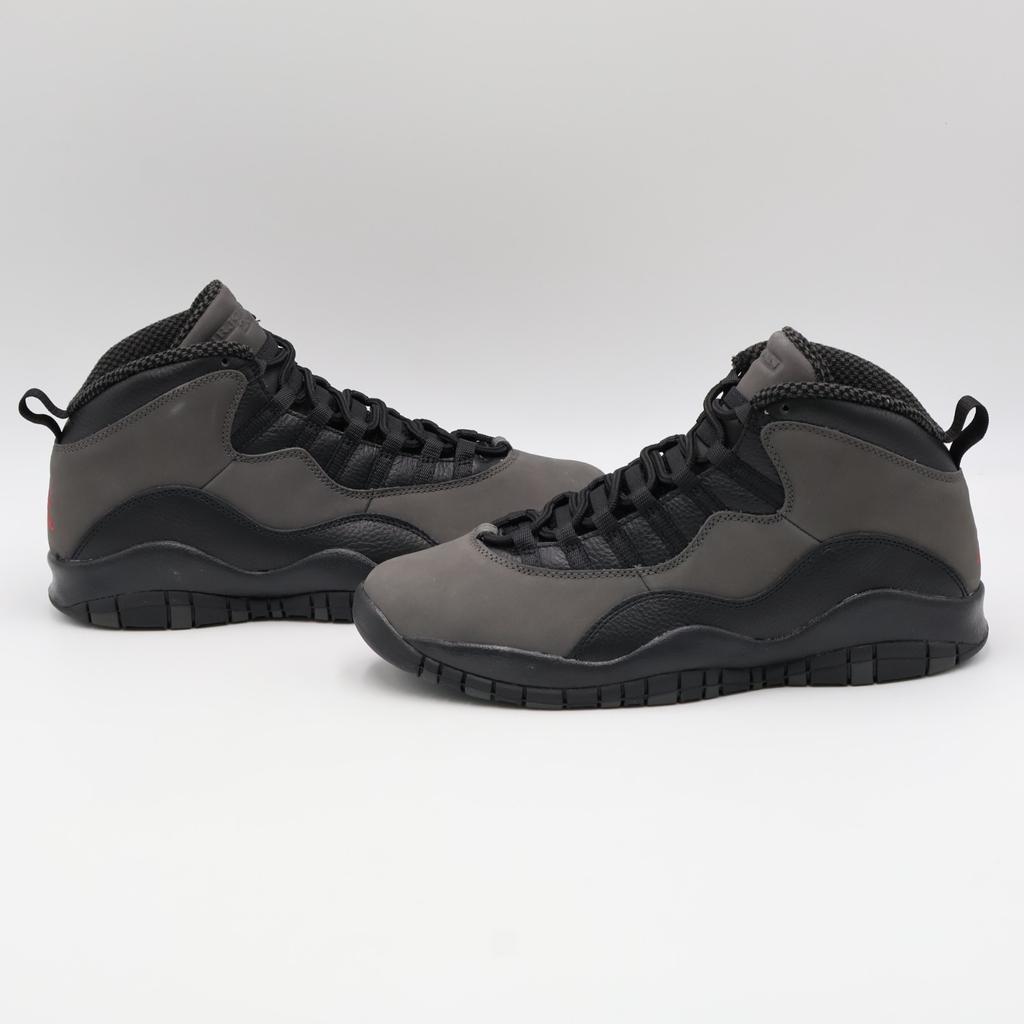 HJ6779-001 Nike Air Jordan 10 Retro Shadow Обугленный Серый Черный (Мужской)