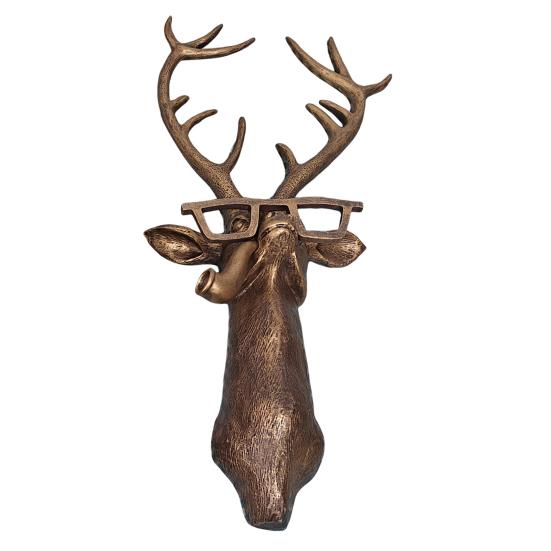 Винтажная голова животного настенное украшение для дома, офиса, гостиной, настенное искусство, смола