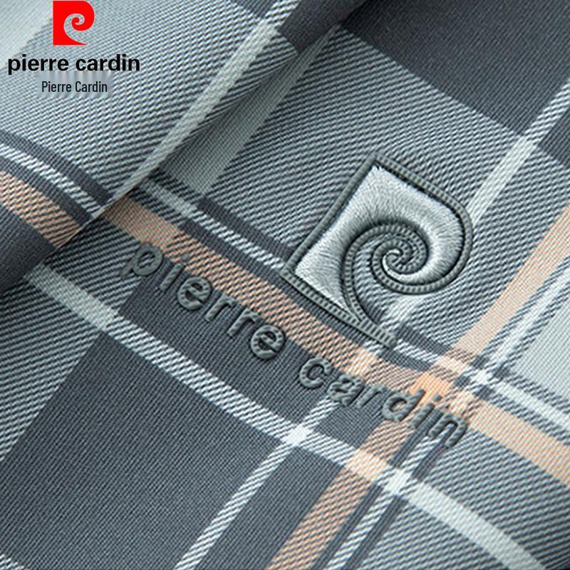 Pierre Cardin Мужская деловая рубашка с коротким рукавом из ледяного шелка
