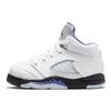 Детские кроссовки Air Jordan 5 Retro TD Concord Белые Черные Темно-Конкорд 440890-141