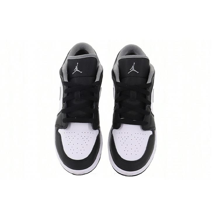 Jordan Детские кроссовки Air Jordan 1 Low "Черный/Серый/Белый" 553560-040