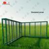Portable L-Shaped Grenade Training Target Wall