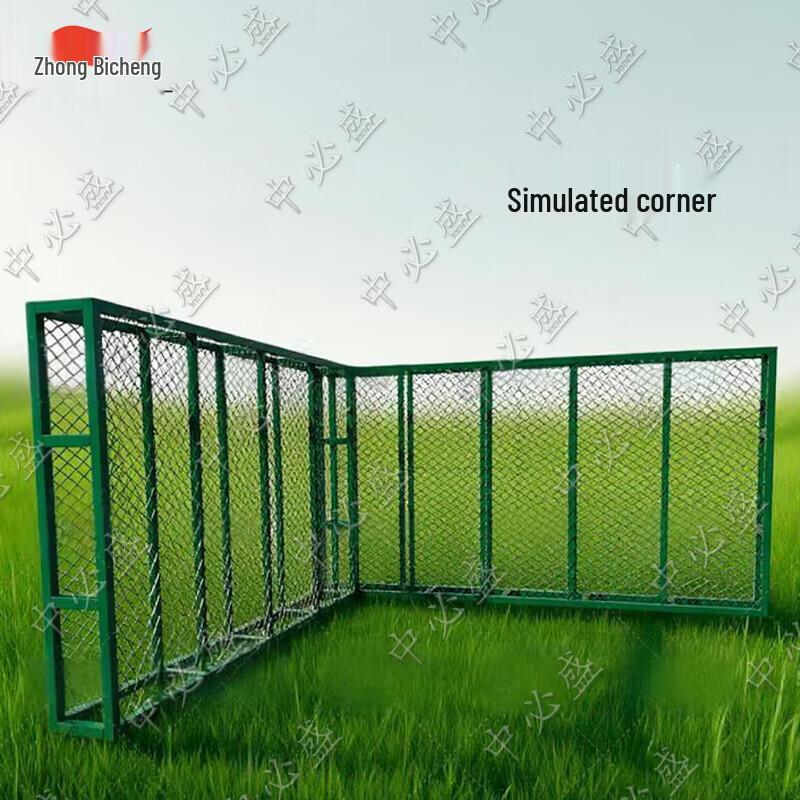 Portable L-Shaped Grenade Training Target Wall