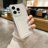 Прозрачный чехол 17Air с карманом для карты для Apple 16 Pro Max, Защитный чехол с защитой углов от падения, Совместим с моделями 13, 14, 15.