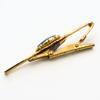 Used Wedgwood cuffs Tie pin set metal gold blue plating