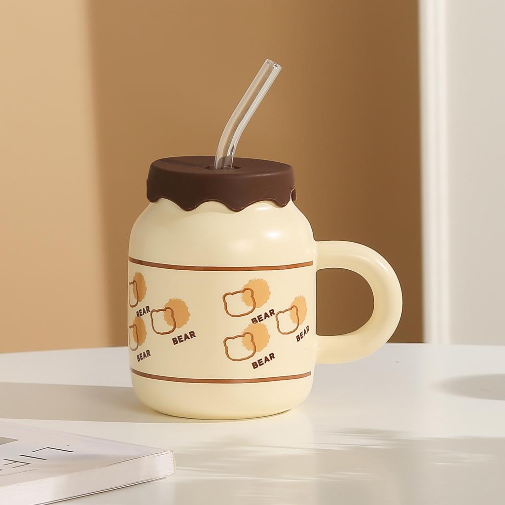 Mug Ceramic Water Cup Creative Gift Event Gift Gift Box Cup Cream Color Store Celebration Advertising