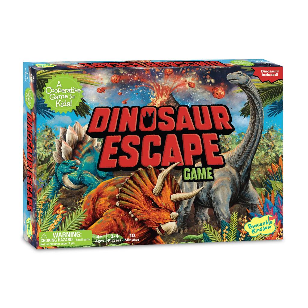 MindWare Peaceable Kingdom кооперативная настольная игра для детей Dinosaur Escape GMC7 подлинный продукт