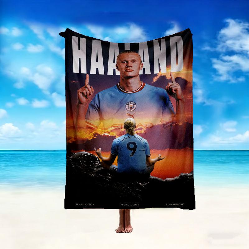 1pc Snug Erling Haaland Blanket, Lightweight & Durable Print Blanket, Perfect for Home, Couch, Bed, Picnic, Travel, Office