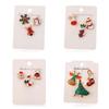Sock Brooches Santa Claus Snowman Christmas Brooch Xmas Pins Enamel Badges Christmas Jewelry