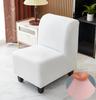 Solid Color Spandex Accent Armless Chair Cover Single Sofa Slipcovers Nordic Stretch Chairs Covers Elastic Couch Protector Cover