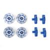 Wheel Brake Disc Parts Fit for TRAXXAS Unlimited Desert Racer UDR 17 RC CarDark Blue