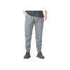 Nike Letter Logo Print Elastic Waist Fleece-Lined Thick Knit Joggers Men Bottoms Grey FB6893-063