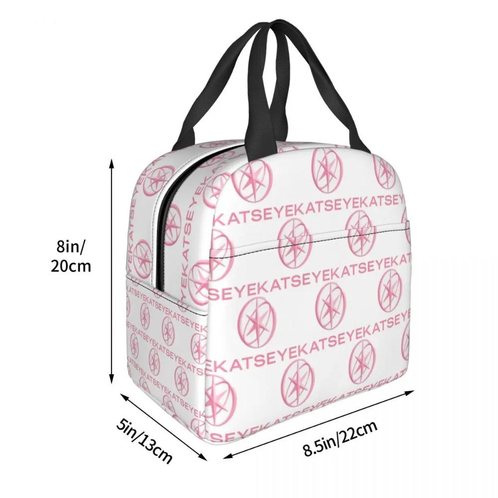 KATEYE Kpop Group Insulated Lunch Bag for Women Office Cooler Thermal Food Box Tote Leakproof Lunch Boxes Container