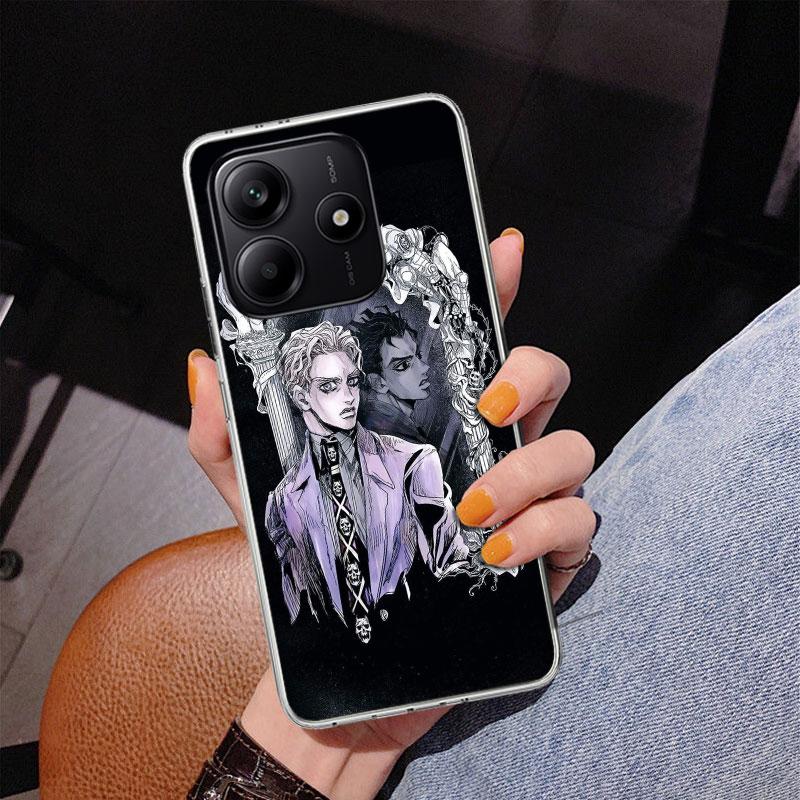 Чехол для телефона JoJo Кира Йошикаге Killer Queen для Xiaomi Redmi Note 15 14 13 12S 12 11 Pro Plus 14S 11S 11E 10 10S 11T 5G Персональный