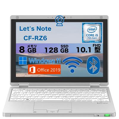 Ноутбук RZ6 Легкий FHD 1920x1080 Процессор Core 7-го поколения 8 ГБ USB Windows MS Office Восстановленный Ноутбук Let's 10,1-дюймовый Разрешение, Процессор i5-7Y57,