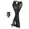 DC12V H11 LED Fog Light Relay Wiring Harness Indicator On Off Switch with 40A Relay for Qashqai J10 X‑Trail T31 Navara