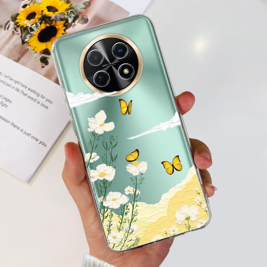 For Huawei Nova Y91 Case STG-LX1 STG-LX2 Cute Fashion Painted Cover Soft Slim Phone Case For Huawei Nova Y91 Y 91 NovaY91 Bumper