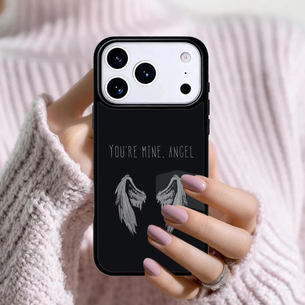 Фэнтези Девочка Ангел Крылья Чехол для Телефона Для Apple iPhone 17 Air 16E 15 14 Plus 13 12 11 Pro Max Mini Funda Чехол