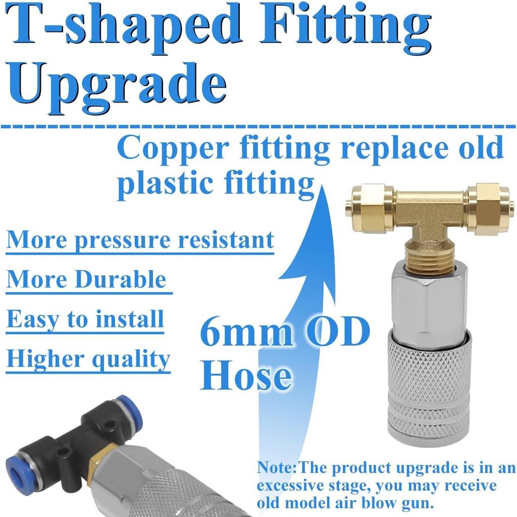 air ride suspension kit Air Blow Gun Kit with 16ft Long Pneumatic Pu Hose, Heavy Duty Air Duster Gun for Air Compressor pneumatic suspension