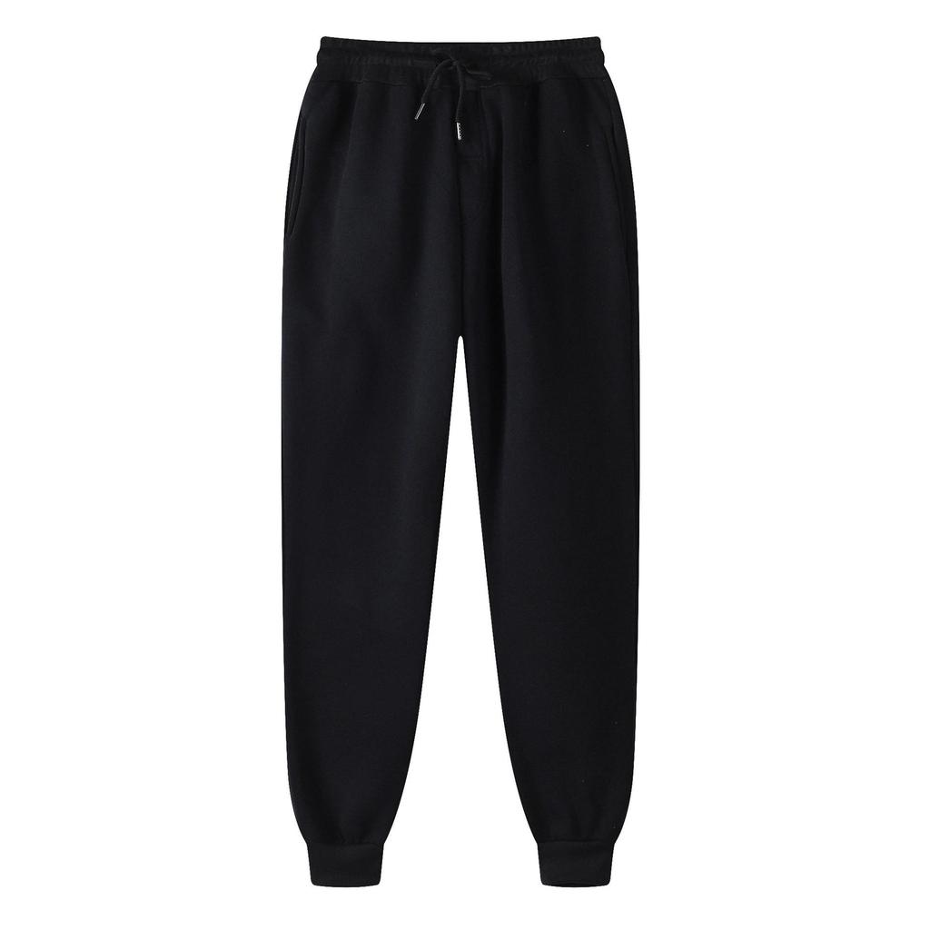 14 Colors Men's Casual Mid-Waist Solid Color Trousers: Youthful European/American Style Sweatpants