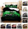 3D мотоциклетное одеяло и наволочка из 2/3 предметов, комплект постельного белья для мотоцикла в стиле ретро EU135 * 200, мягкое и легко чистящееся украшение для дома для комнат мальчиков