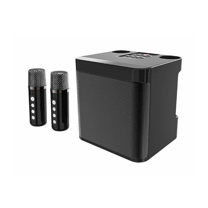 Портативная Bluetooth-колонка K12 с сабвуфером и усилителем для караоке