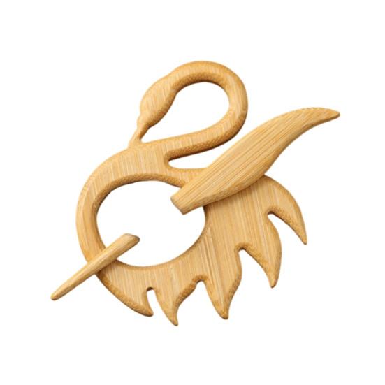 Деревянная брошь в виде животного Милая собака кошка булавка для свитера ручной работы птица кролик медведь черепаха брошь-булавка для свитеров шарфов шалей