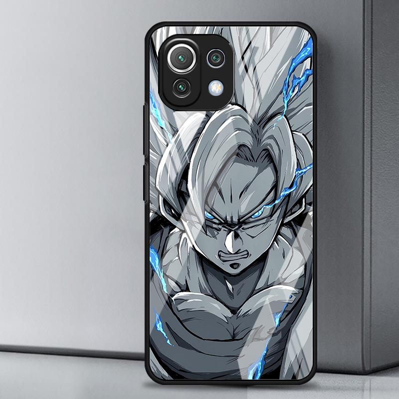Стеклянный чехол для телефона для Xiaomi mi Note 10 10 Pro 12T 11T 13 11 Lite 12X 12 14 10T Аниме D-ragonS B-allS