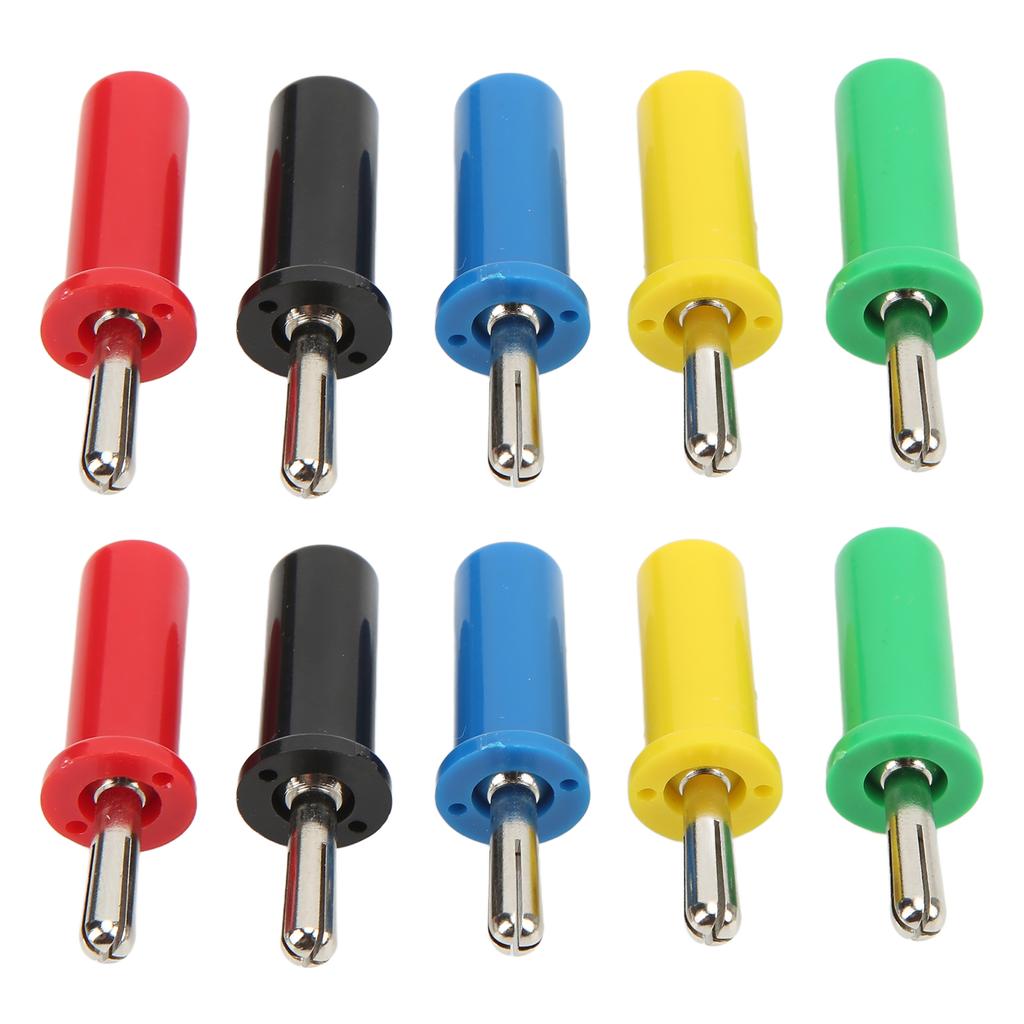 10 шт., разъем типа «банан», сварной разъем «банан», штабелируемый разъем для аксессуаров безопасности