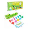 Animals Caterpillar Color Matching Game Wooden Color Matching Sorting Game Wooden Puzzle  Children