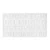 Number Mold Transparent Silicone Flexible Letter Mold for DIY Decoration Pendants