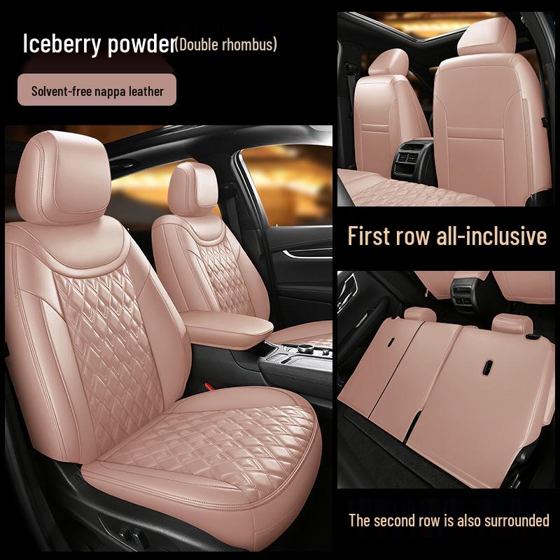 2024 T-Roc Чехол на сиденье из кожи наппа - Полный охват, Всесезонная подушка