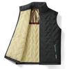 Men's Thick Jacket Men's Vest Windproof Lambswool Graphene Heat Gathering Sleeveless Jacket Coat Men Versatile Outdoors Thicken Waistcoat