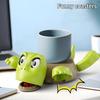 Funny Turtle Coaster Cute Cup Pad Tea Coffee Mug Drinks Holder Decorative Turtle Cup Mat Home Decor Ornament Stress Relief Toy