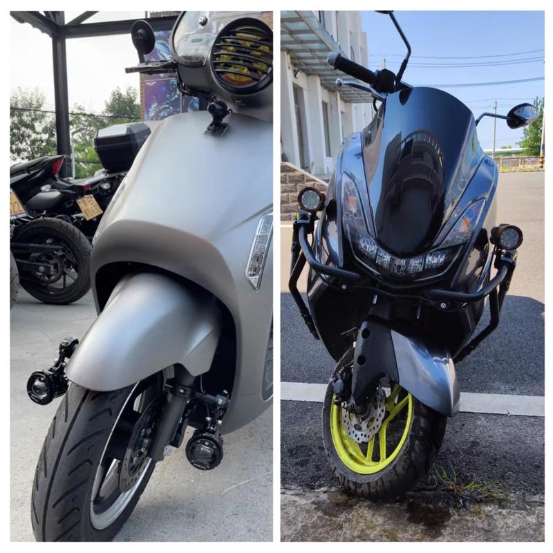 Монтажный комплект кронштейнов для светодиодных фонарей для мотоциклов, горизонтальная перекладина, трубчатый зажим, держатель каркаса безопасности на крыше, кронштейн для фары